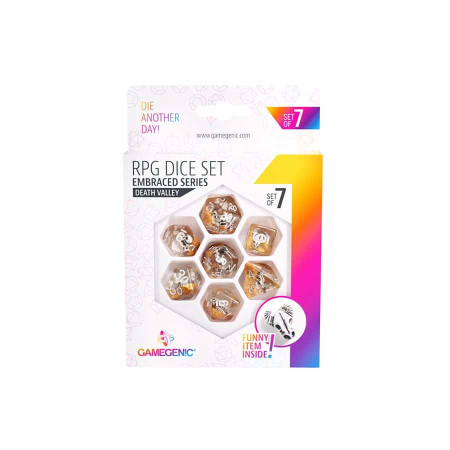 Embraced Series: Death Valley: RPG Dice Set (7pcs) image 0